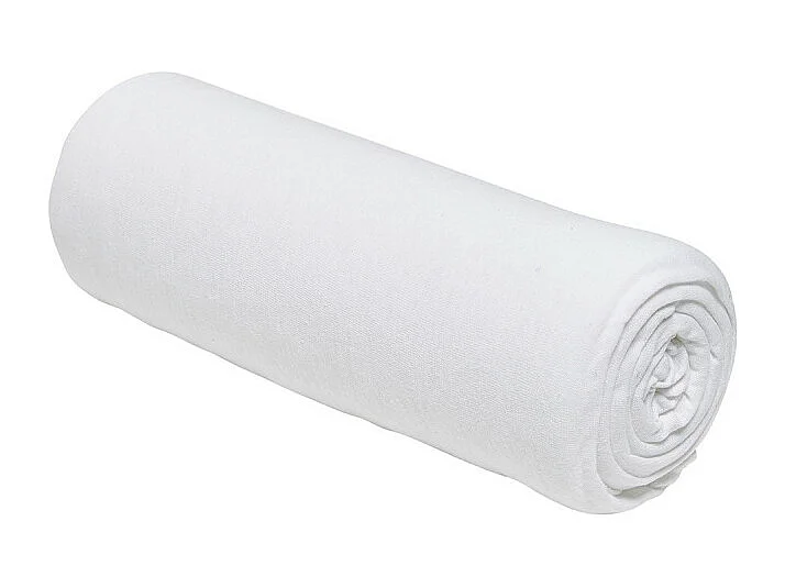 Hoeslaken van katoenjersey Katoenen jersey.Wit 135/150x200cm