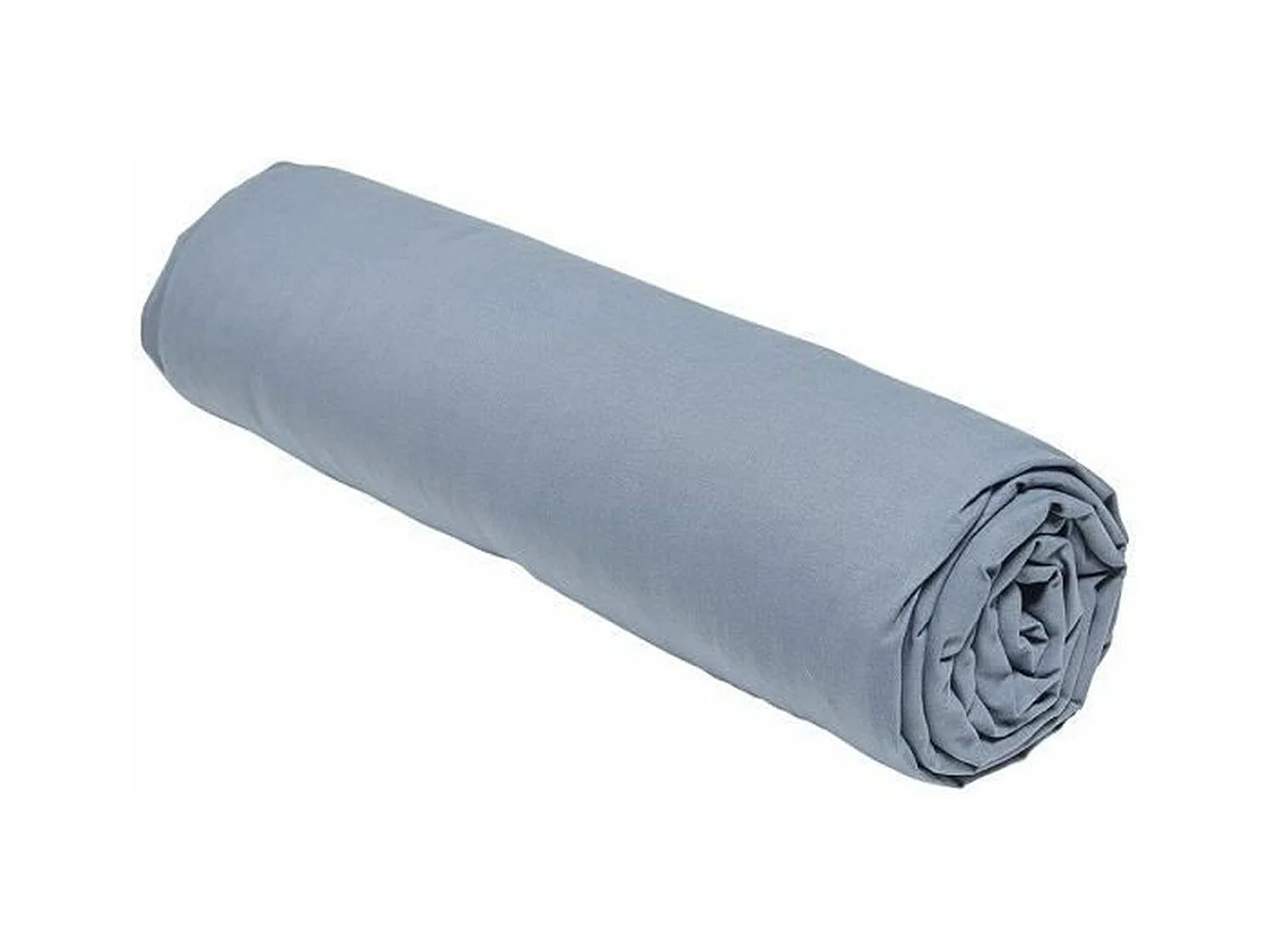 Drap housse - 90 x 190 cm uni - Denim