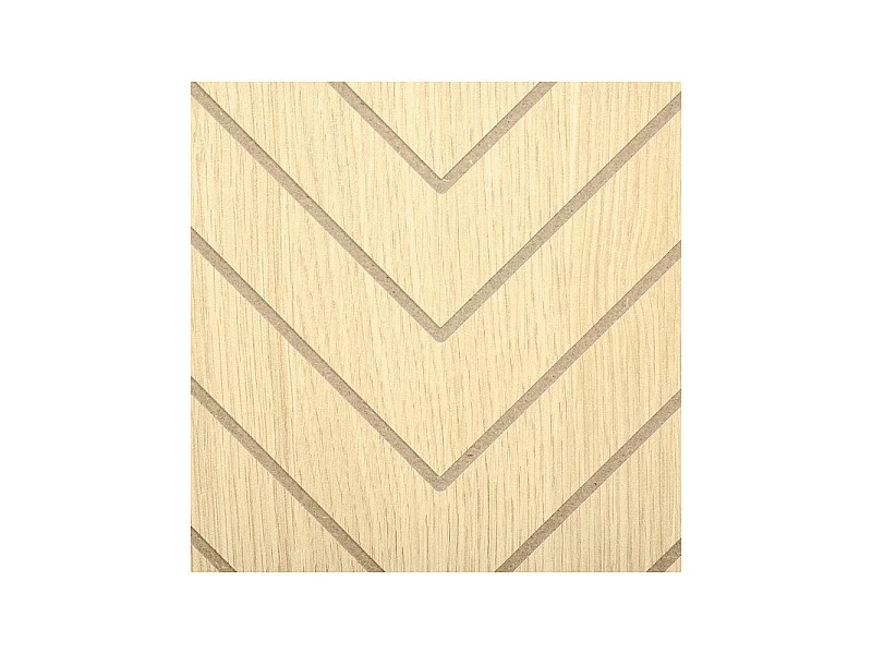 Buffet design ULRICH blanc et bois