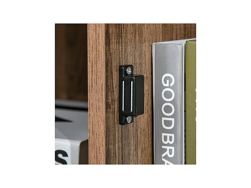 Buffet 3 niches GSTAAD bois et noir