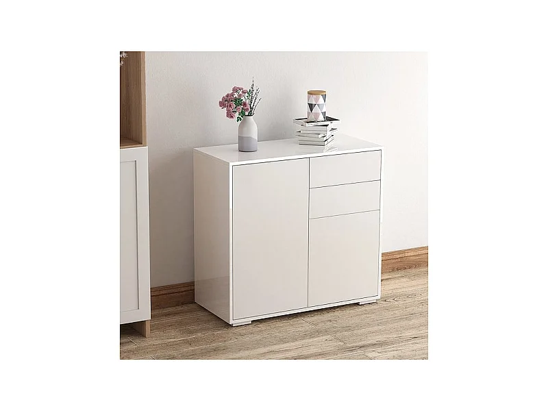 Commode buffet CHÄLONS blanche
