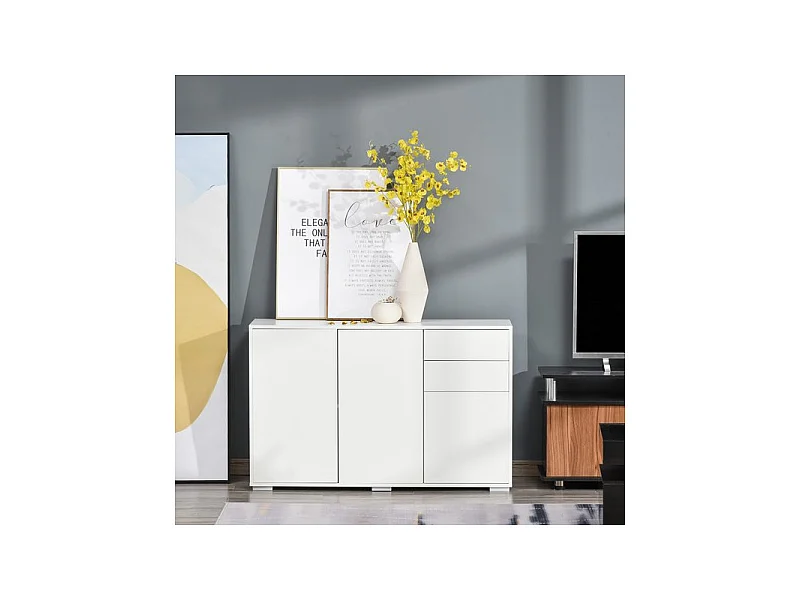 Commode buffet NINO blanche