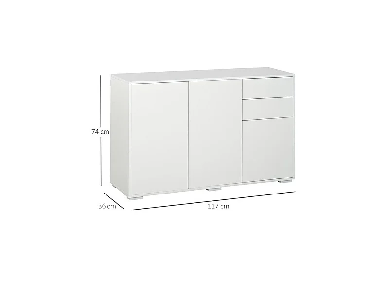Commode buffet NINO blanche