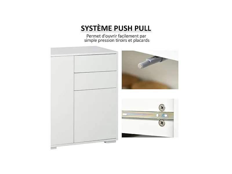 Commode buffet NINO blanche