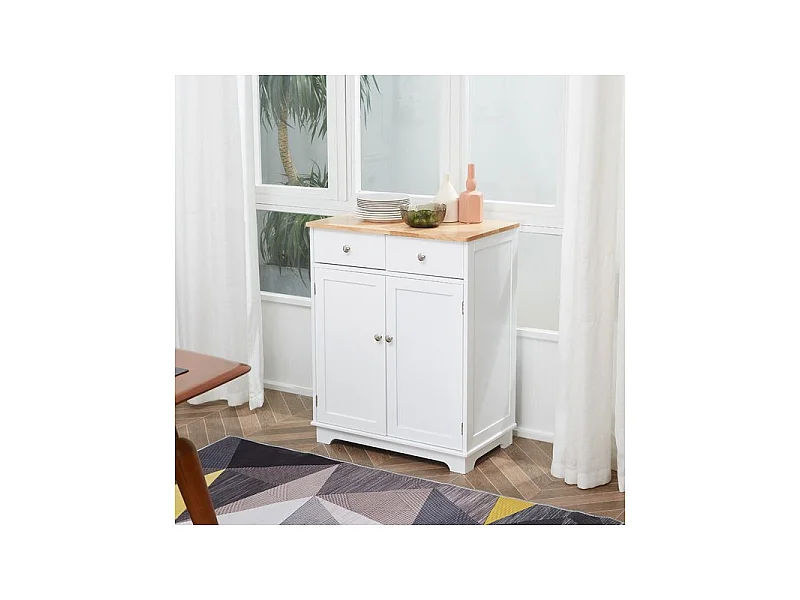 Buffet 2 portes MONIA blanc