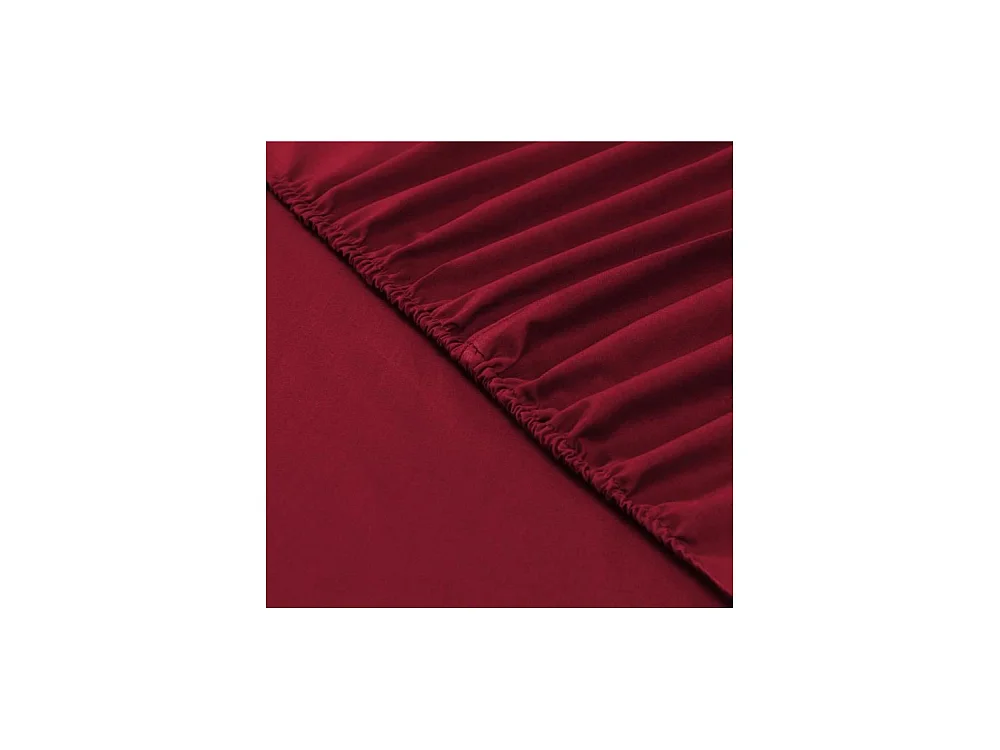 Drap Housse 160x200cm ROUGE