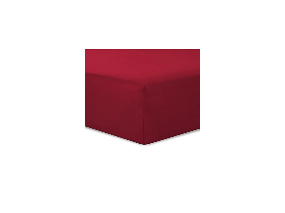 Drap Housse 160x200cm ROUGE