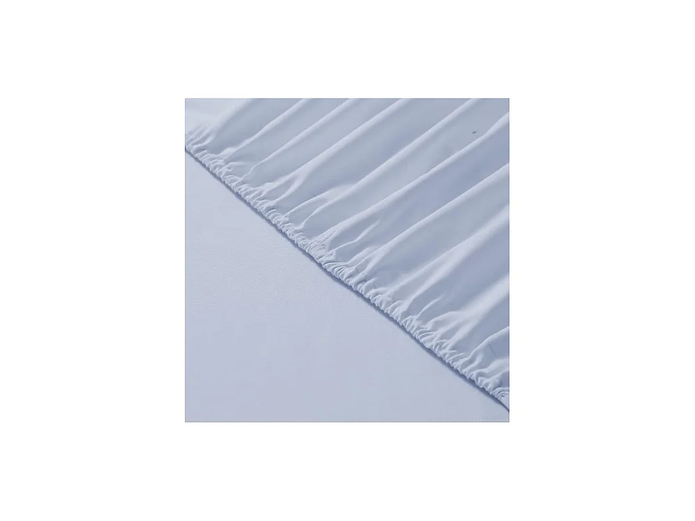Drap Housse 160x200cm GRIS PERLE