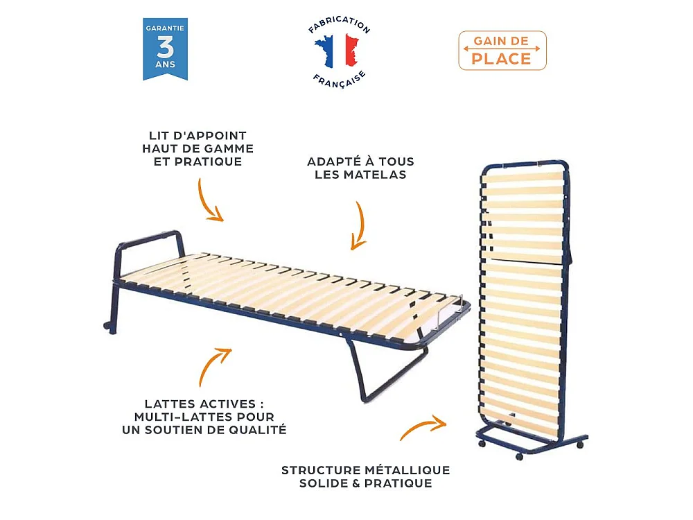 Lit vertical 20 lattes 80x190