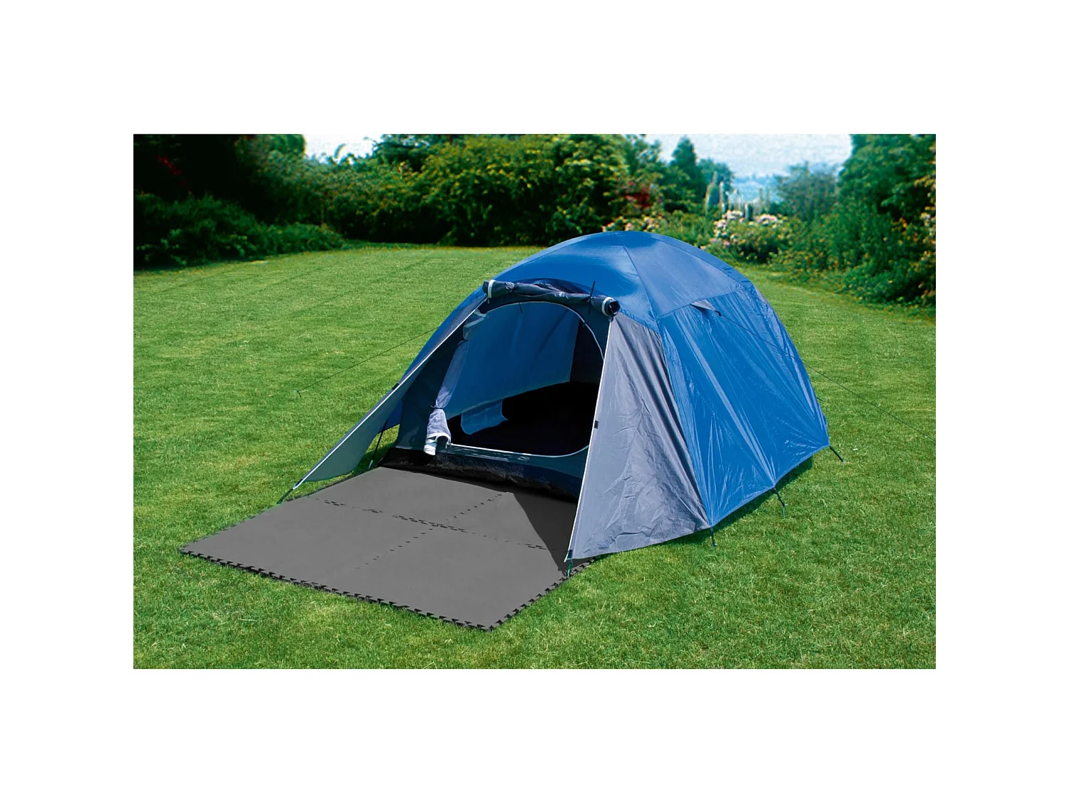 Base Protettiva per Piscina Fuori Terra Tappeto Spa 9 Pezzi da 50x50 cm