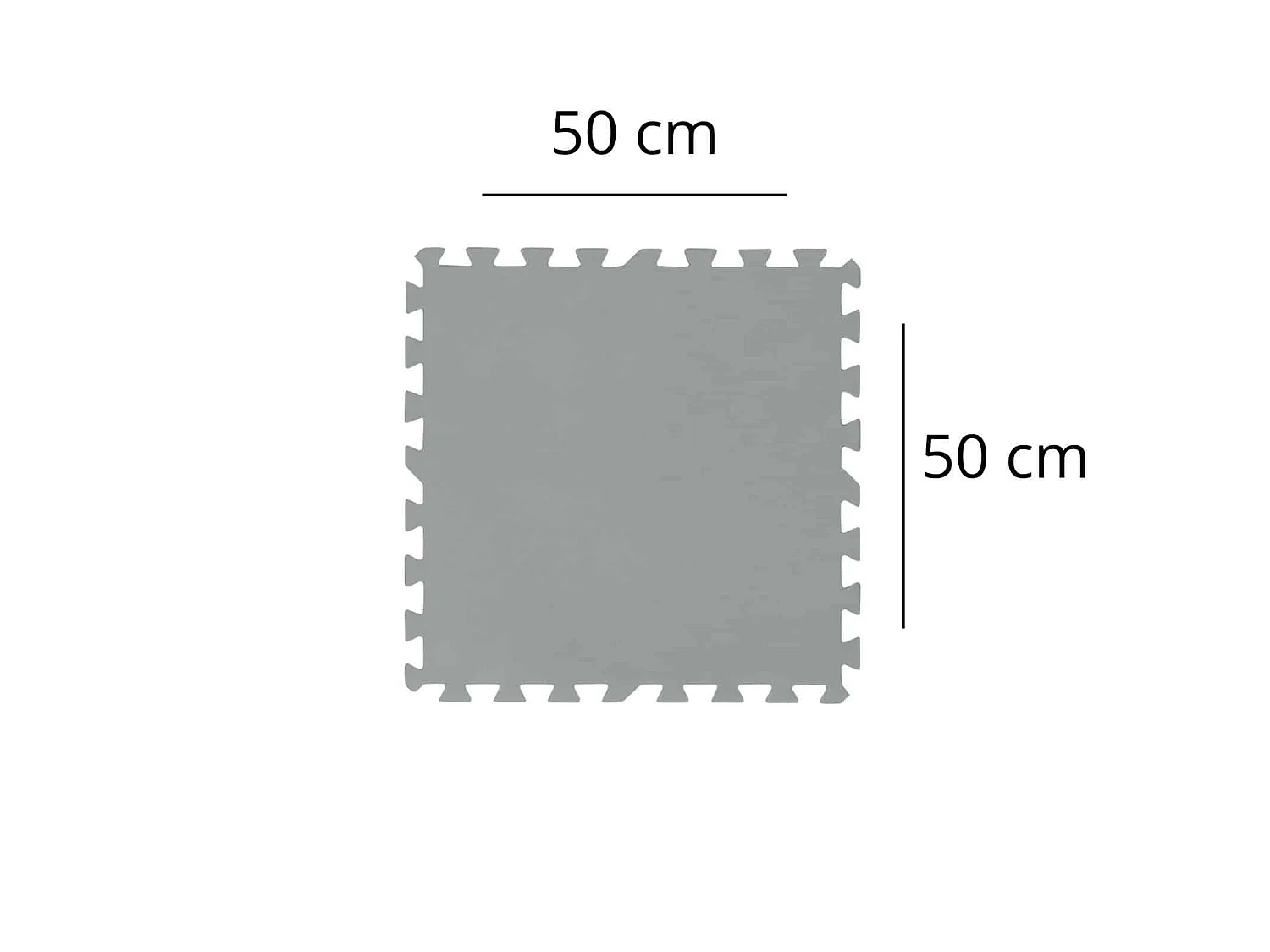 Base Protettiva per Piscina Fuori Terra Tappeto Spa 9 Pezzi da 50x50 cm