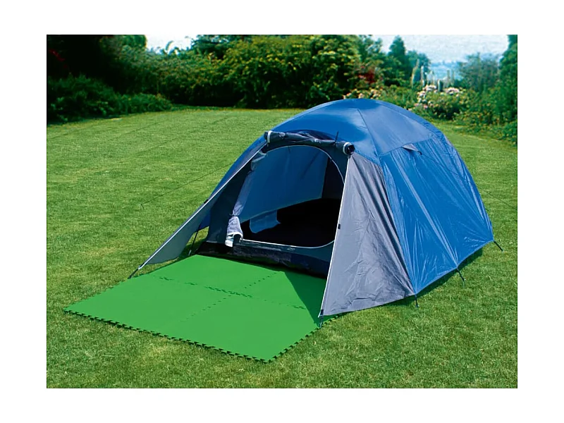 Lot de 9 Dalles de protection de sol en mousse vert 78 x 78 cm ép 4 mm (tapis de sol pour piscine hors sol ou spa