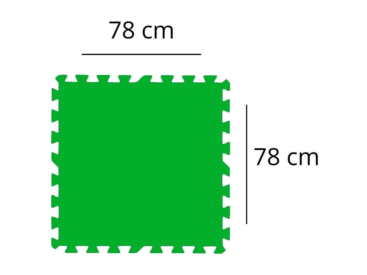 Flowclear Pool Bodenschutzmatten 9 Stk. Grün 5,47 m²