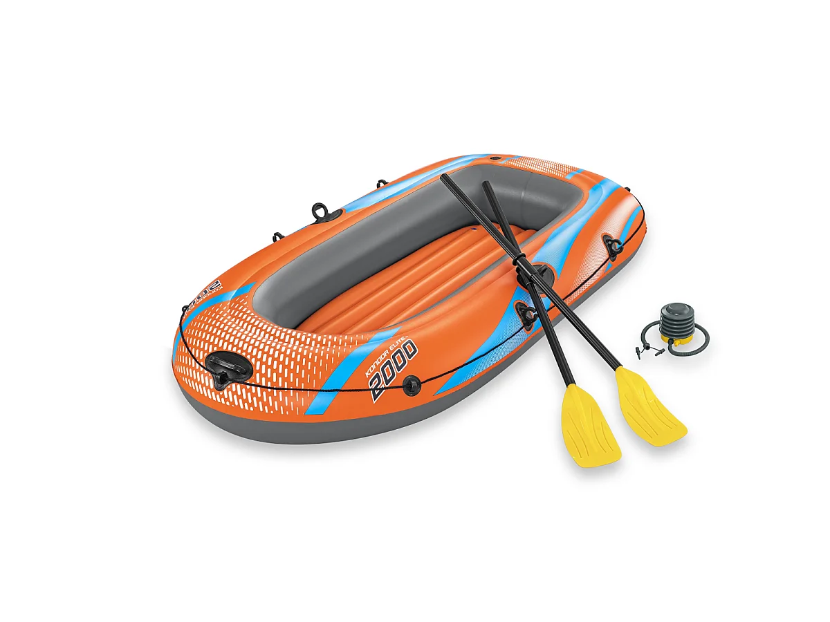 Bestway Kit bateau gonflable kondor elite 2000 1,96 m - 61141
