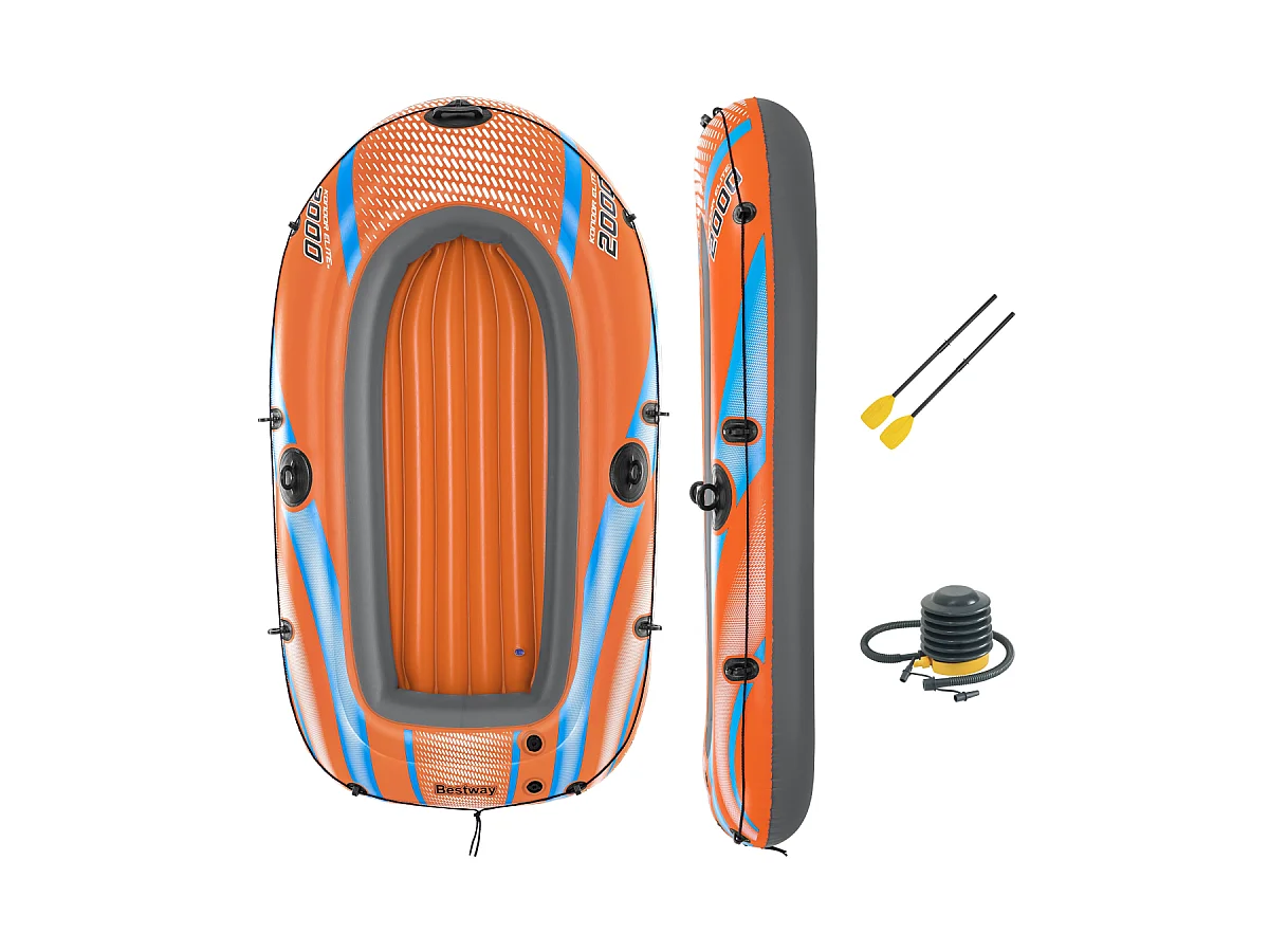 Bestway Kit bateau gonflable kondor elite 2000 1,96 m - 61141