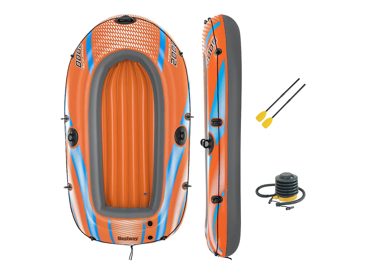 Bestway Kit bateau gonflable kondor elite 2000 1,96 m - 61141