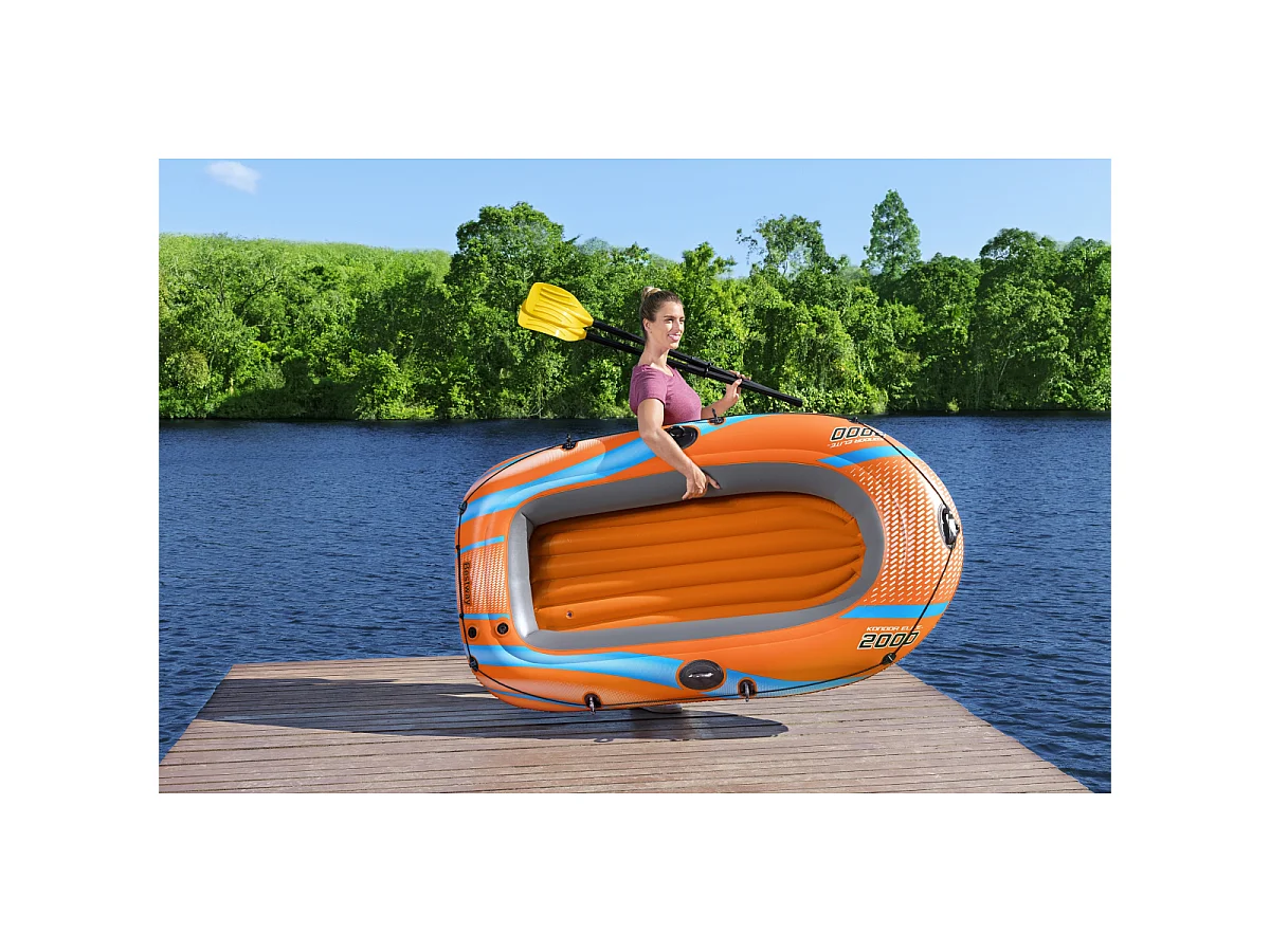 Bestway Kit bateau gonflable kondor elite 2000 1,96 m - 61141