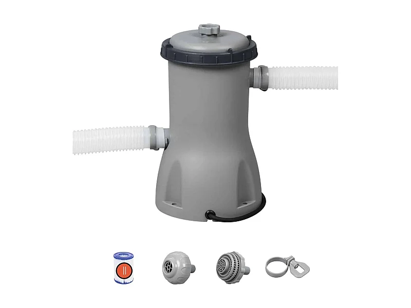 Pompa Filtro a Cartuccia per Piscine Fuori Terra Bestway da 1.249 litri/ora Attacco 32 mm