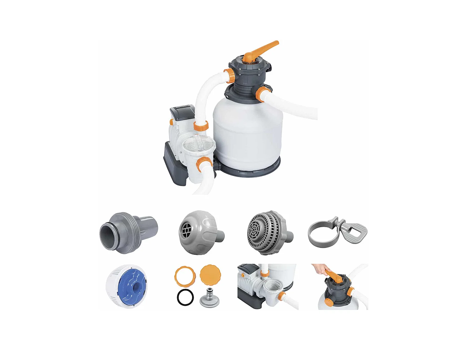 Épurateur Pompe à Sable Bestway 8.327 l/h Connexion 38 mm