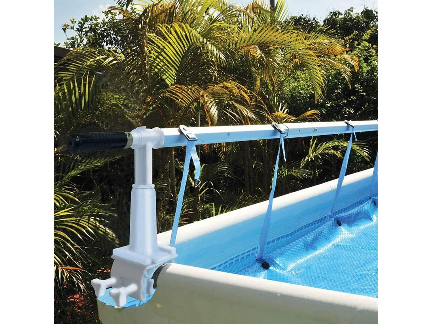 Enrouleur de bâche à bulles Solaris 2 pour piscine hors-sol - Kokido