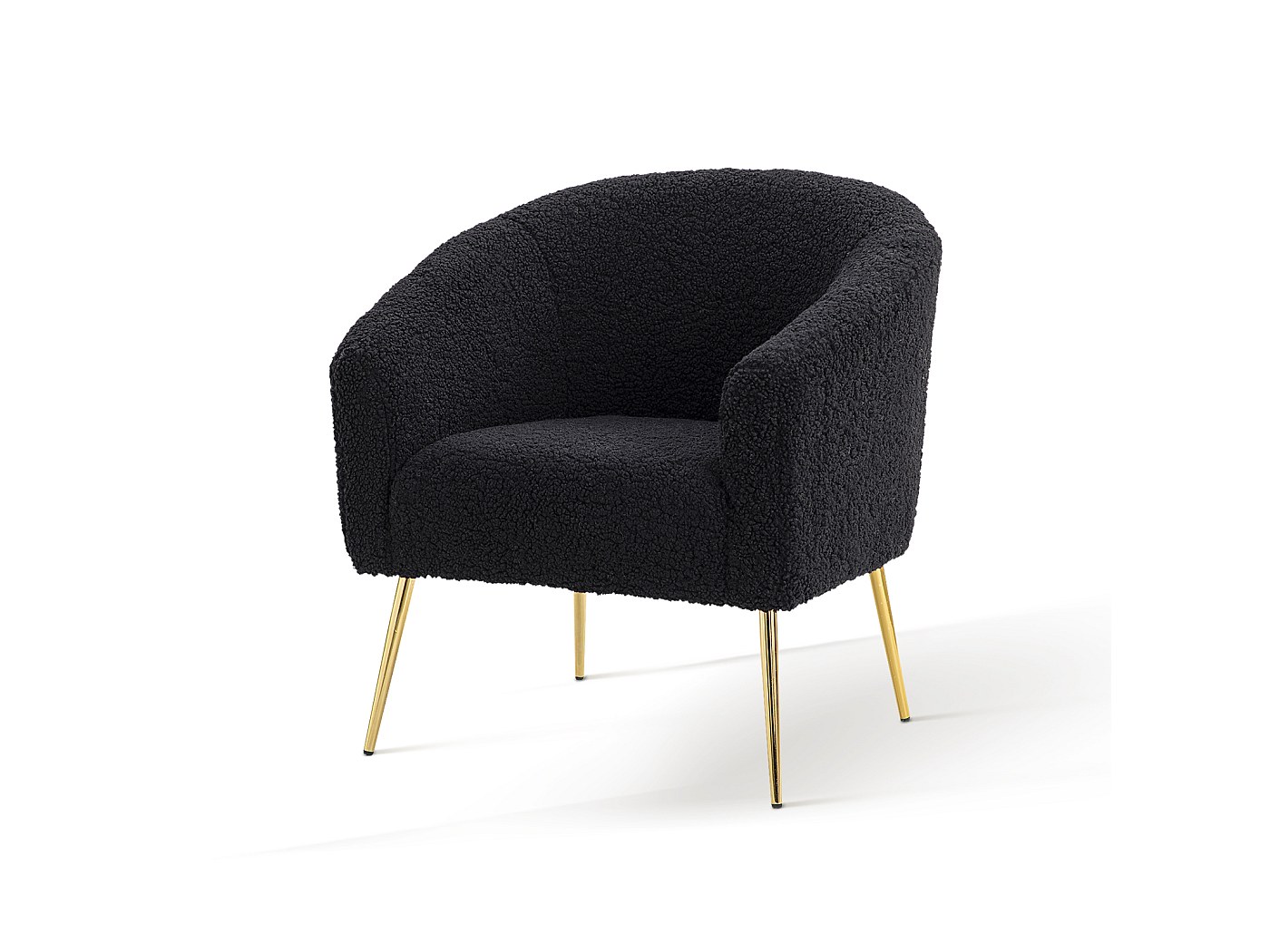 Fauteuil, chaise d'appoint salon/chambre, chaise moderne, velours, bleu