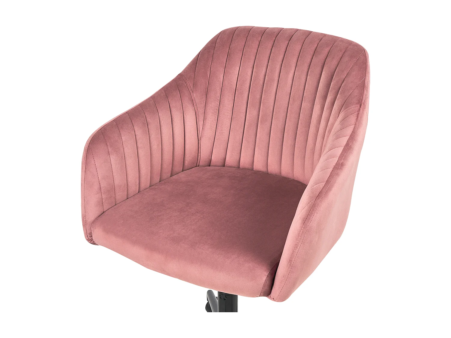 Chaise de bureau VENICE Velours Rose