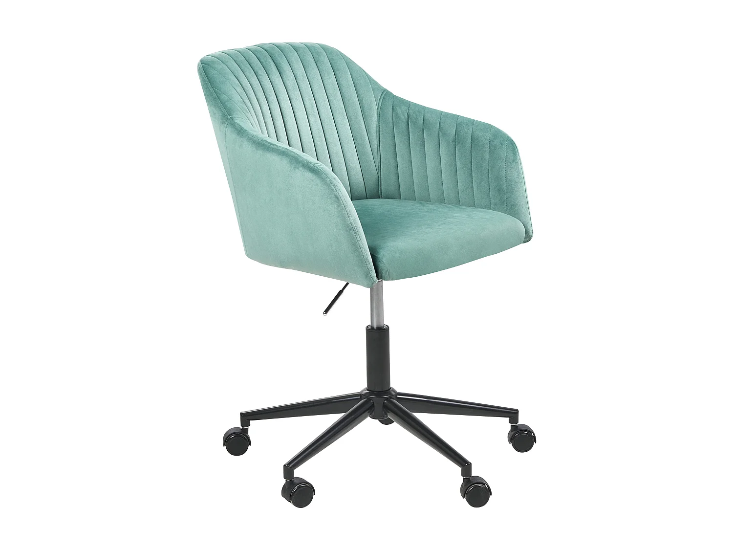 Chaise de bureau VENICE Velours Vert menthe