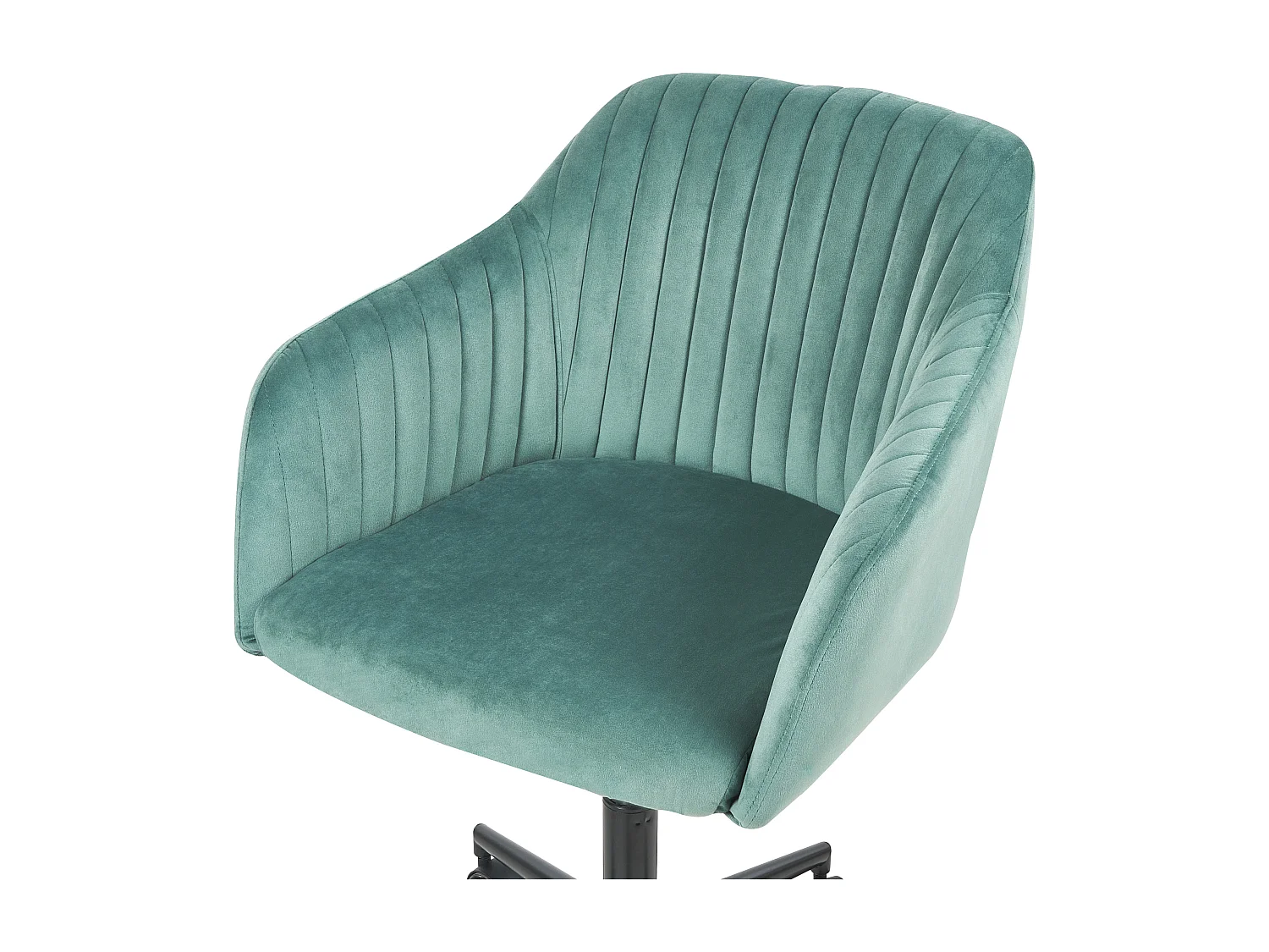 Chaise de bureau VENICE Velours Vert menthe