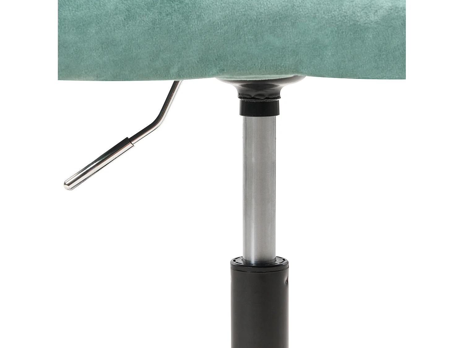 Bürostuhl Samtstoff grün höhenverstellbar drehbar rollbar modern Venice