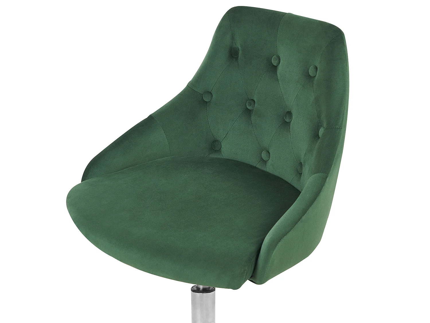 Chaise de bureau PARRISH Velours Vert émeraude