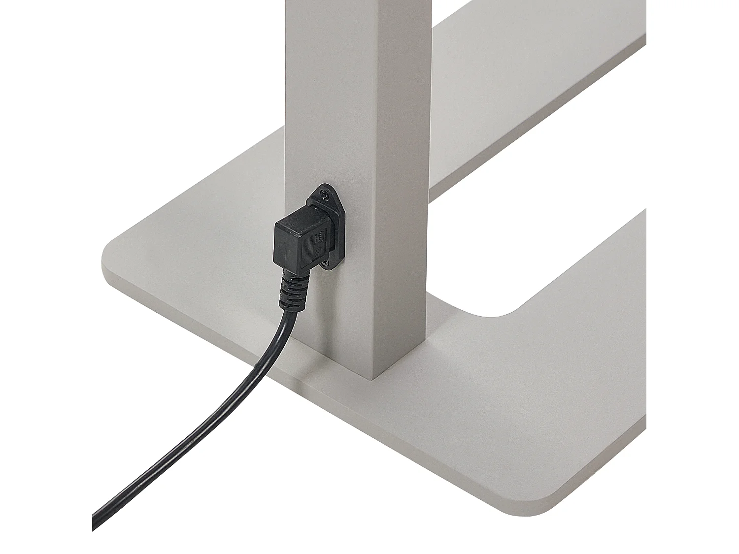 Lampadaire LED ORION Avec détecteur de mouvement Métal Argenté