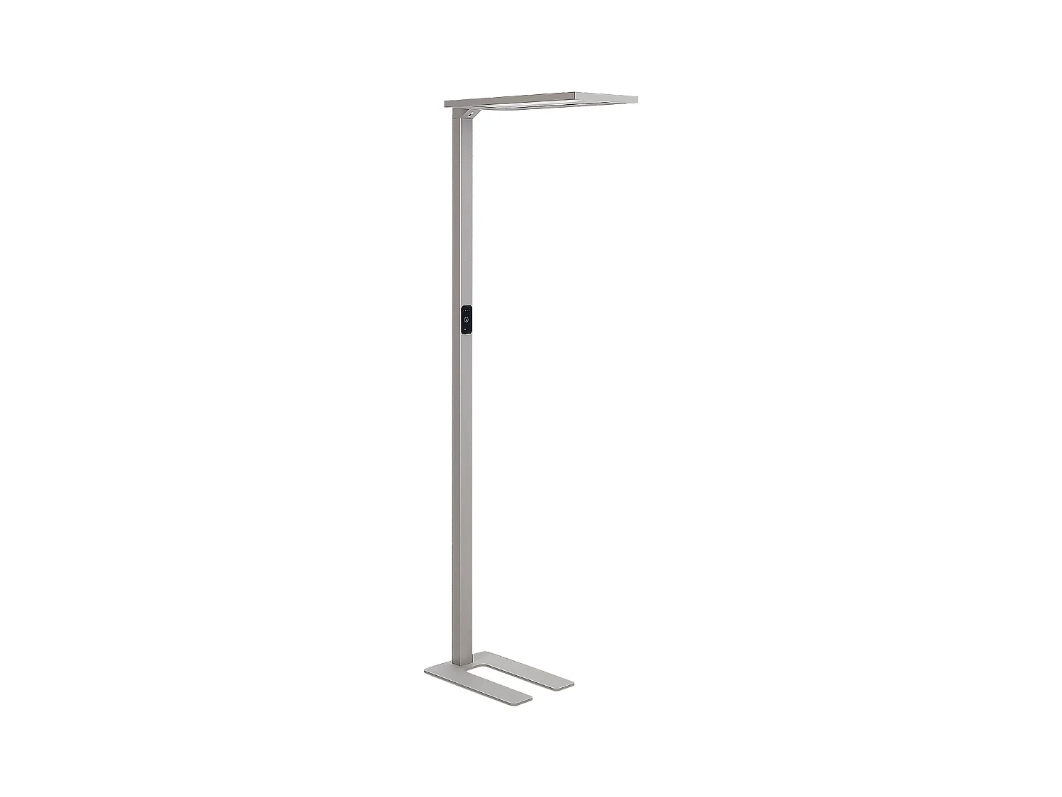 Lampadaire LED ORION Avec détecteur de mouvement Métal Argenté