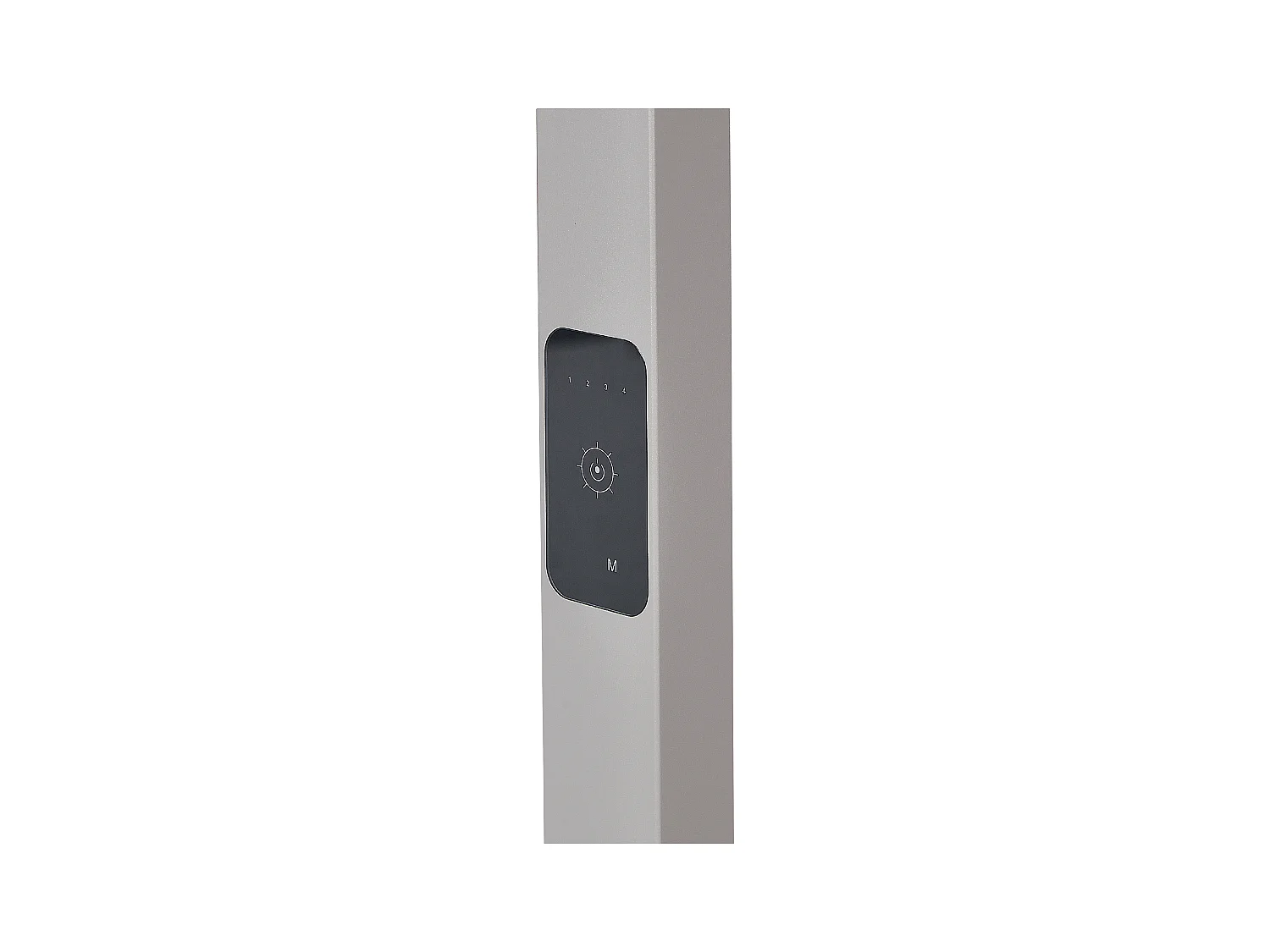 LED Stehlampe ORION mit Bewegungsmelder Metall Silber