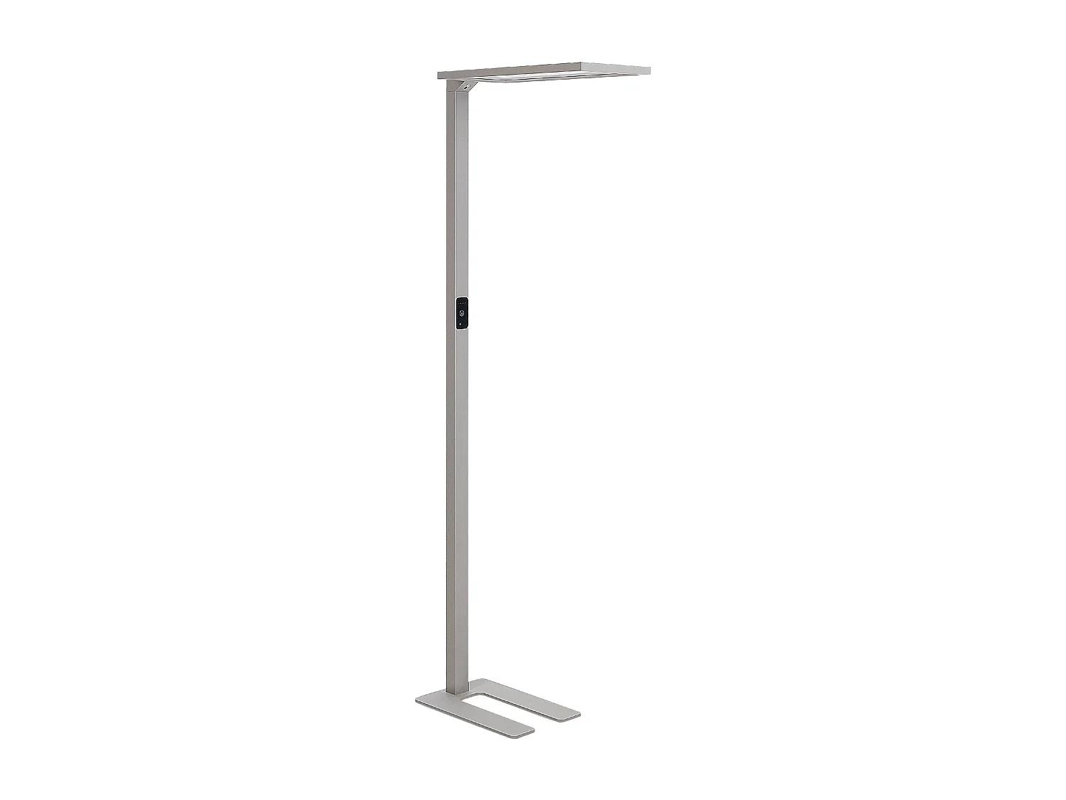 Lampadaire LED ORION Avec détecteur de mouvement Métal Argenté
