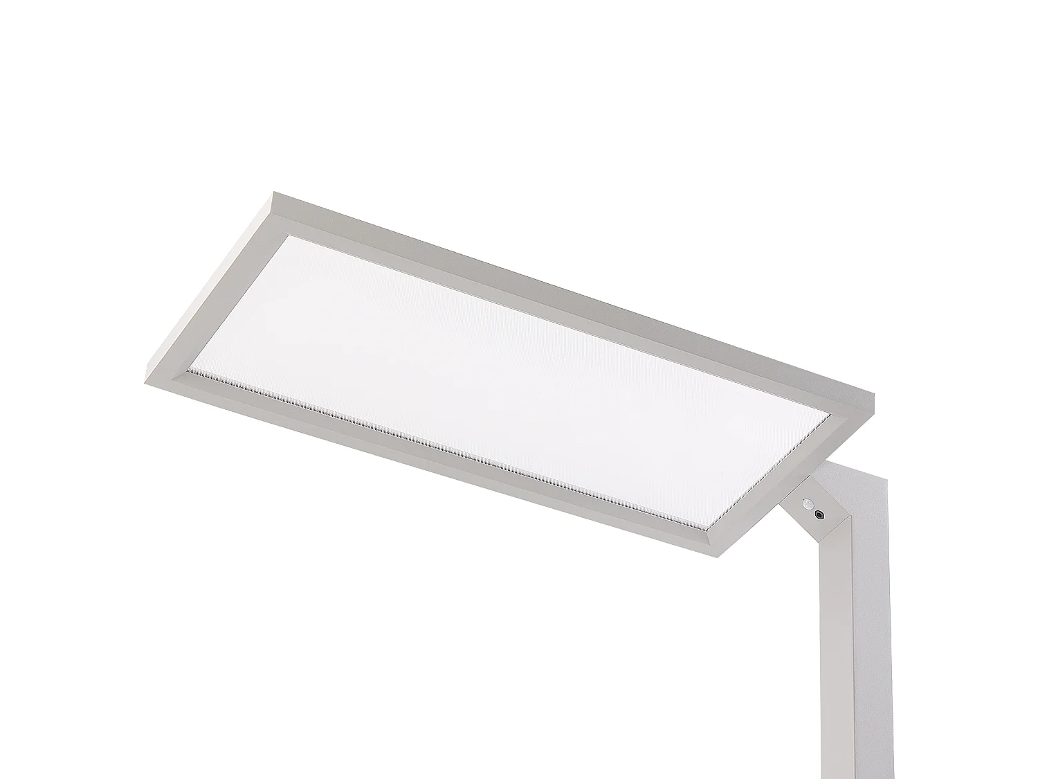 Lampadaire LED ORION Avec détecteur de mouvement Métal Argenté