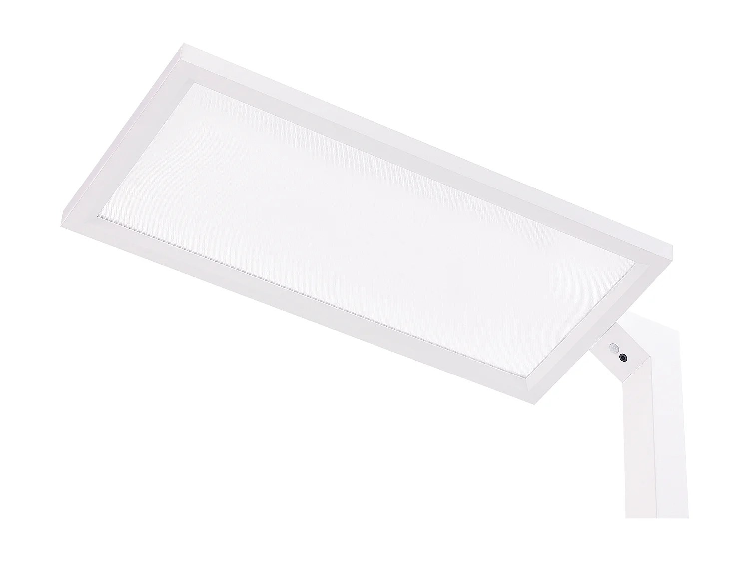 Lampadaire LED ORION Avec détecteur de mouvement Métal Blanc