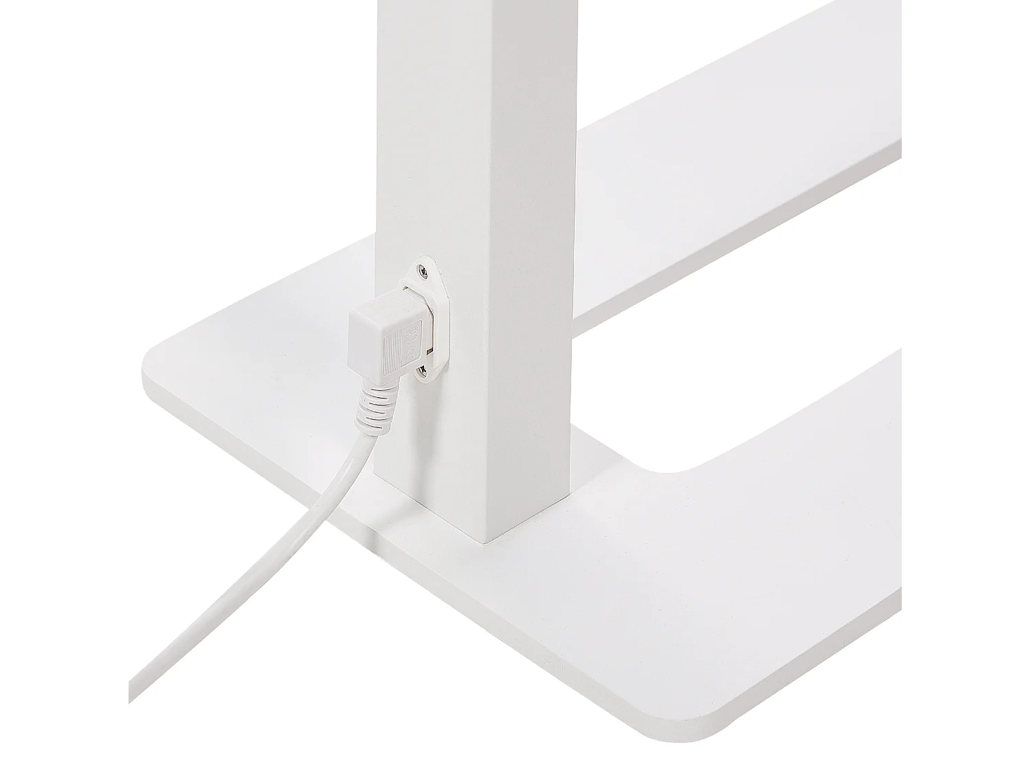 Lampadaire LED ORION Avec détecteur de mouvement Métal Blanc