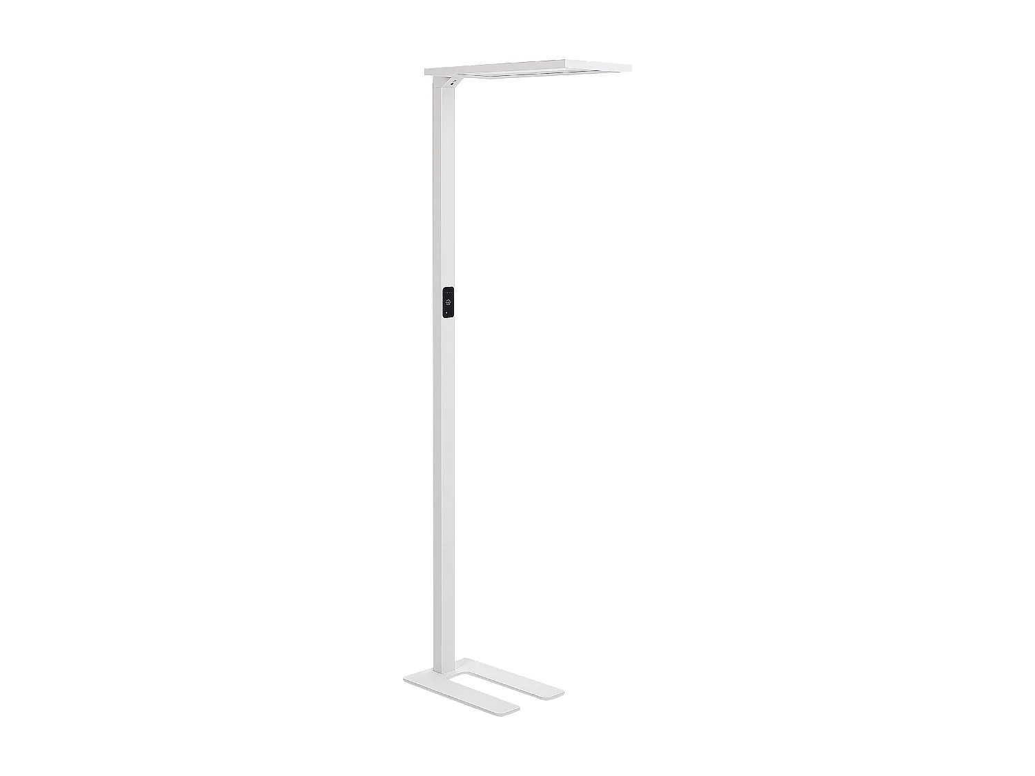 Lampadaire LED ORION Avec détecteur de mouvement Métal Blanc