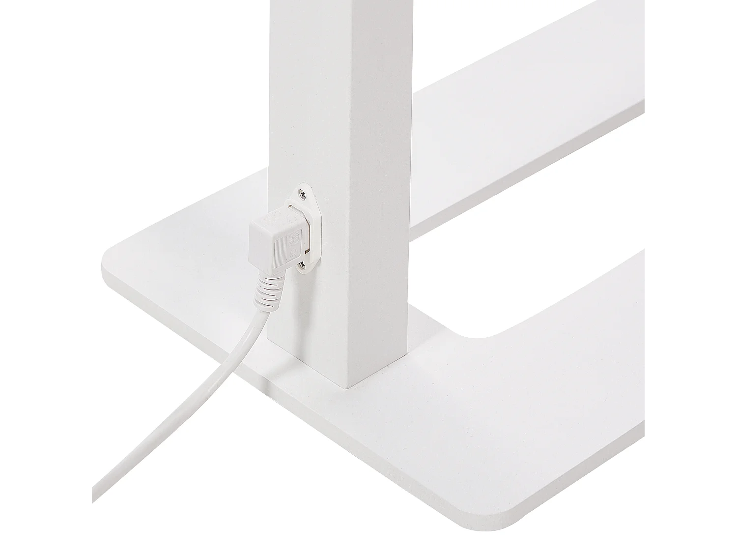 Lampadaire LED ORION Avec détecteur de mouvement Métal Blanc