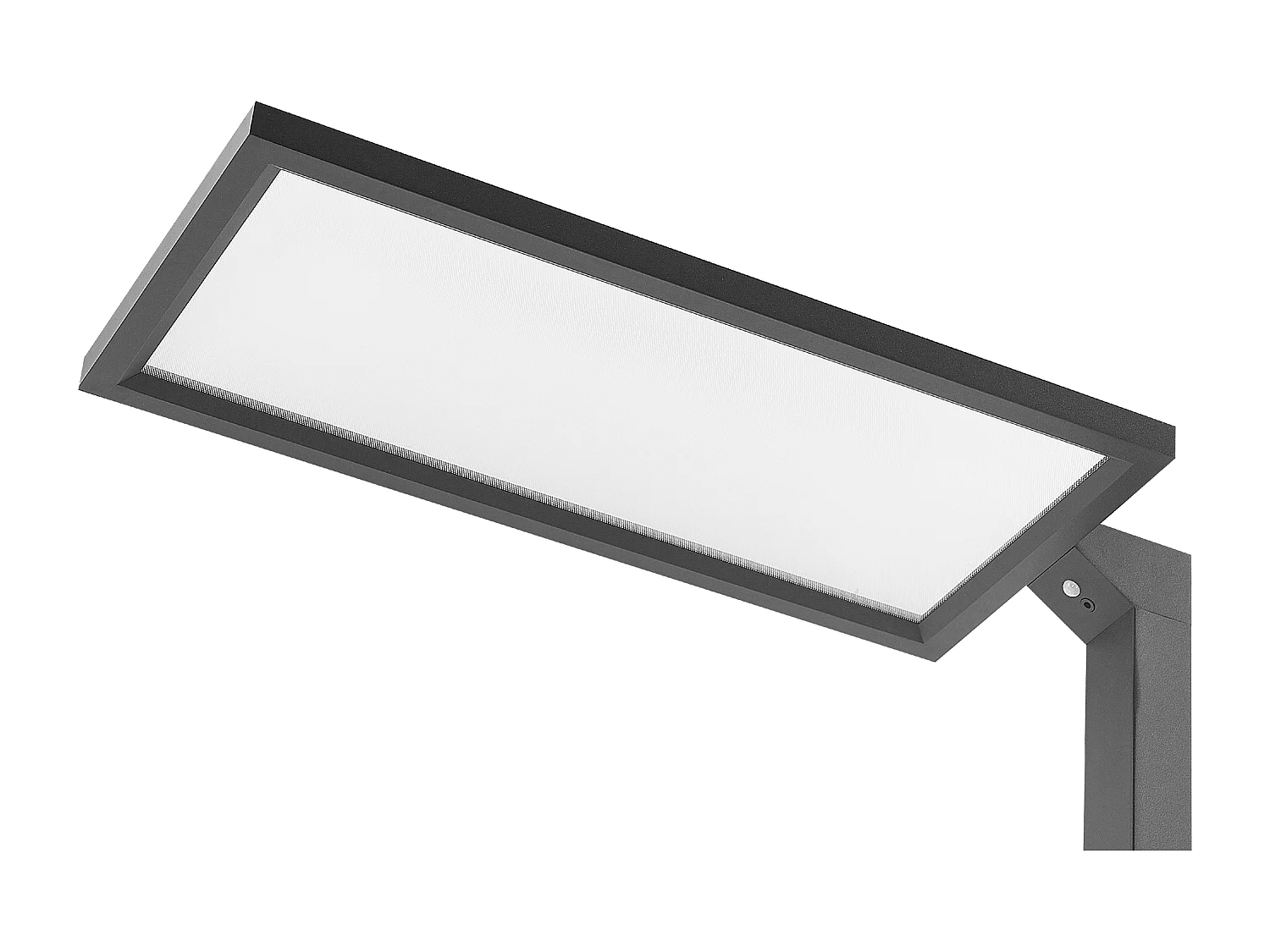 Lampadaire LED ORION Avec détecteur de mouvement Métal Noir