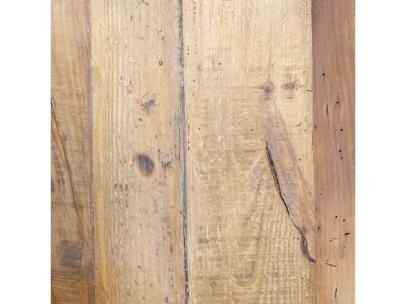 Console L. 75 cm en bois de pin massif recyclé 1 tiroir - CHALET