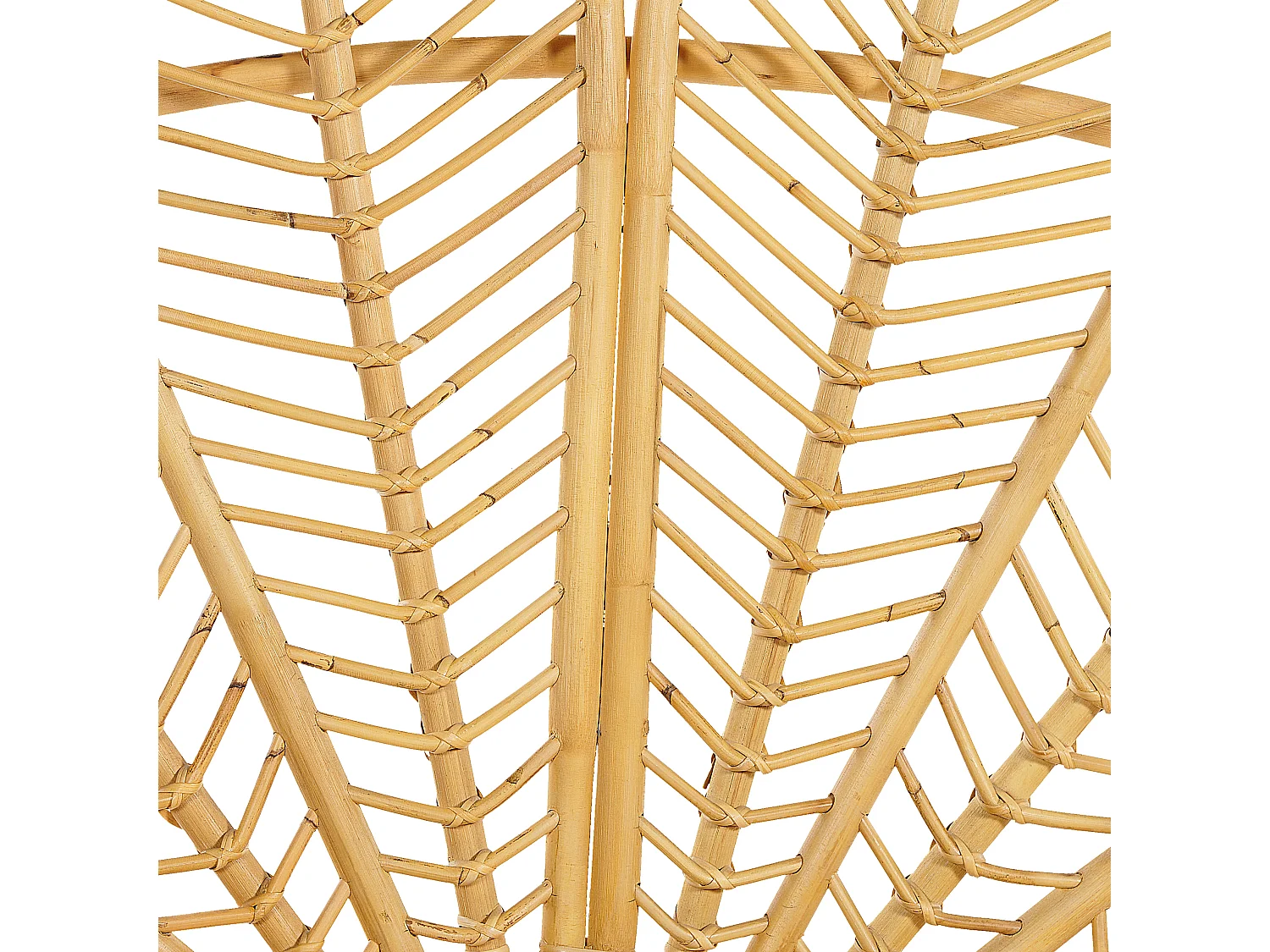 Bed Rotan FLORENTINE 180 x 200 cm Lichtbruin