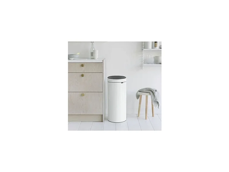 Brabantia Poubelle 30l blanc - 115141