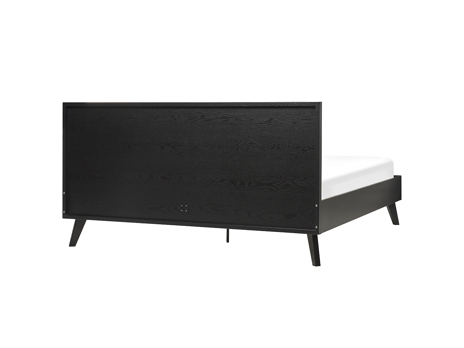 Bed Rotan MONPAZIER 180 x 200 cm Zwart