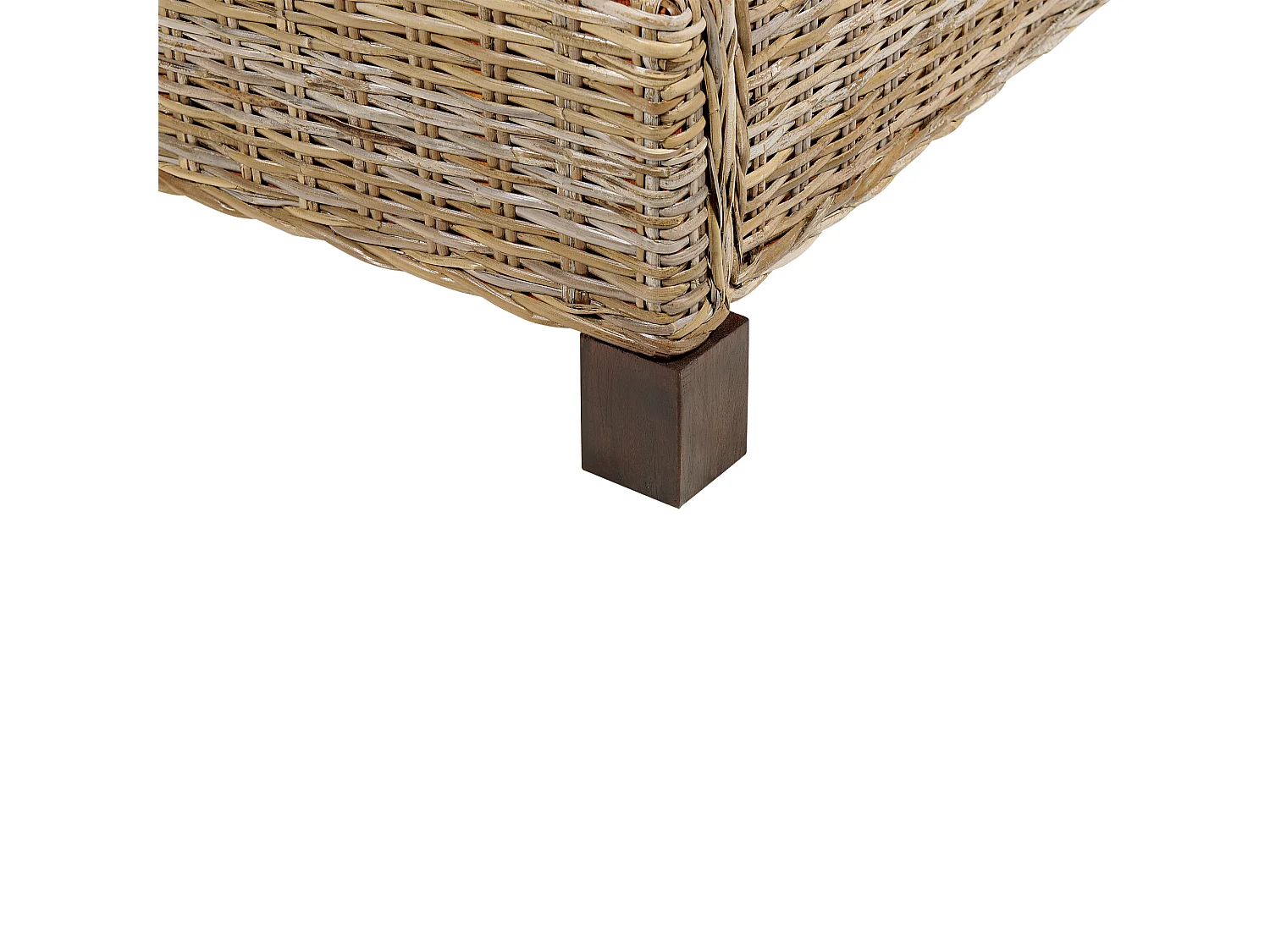 Bed Rotan SALBRIS 180 x 200 cm Natuurlijk