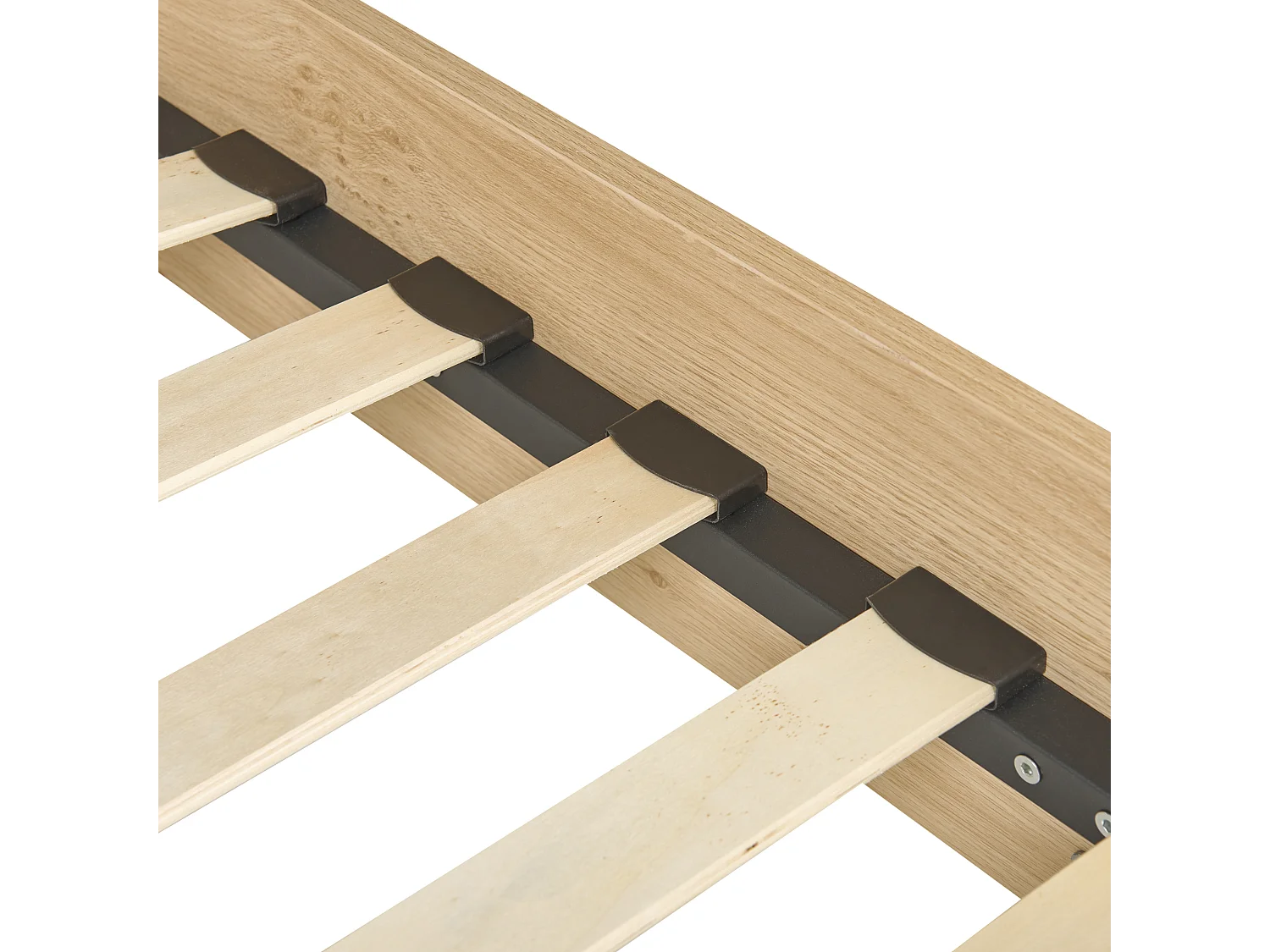 Bed Rotan MONPAZIER 180 x 200 cm Lichtbruin