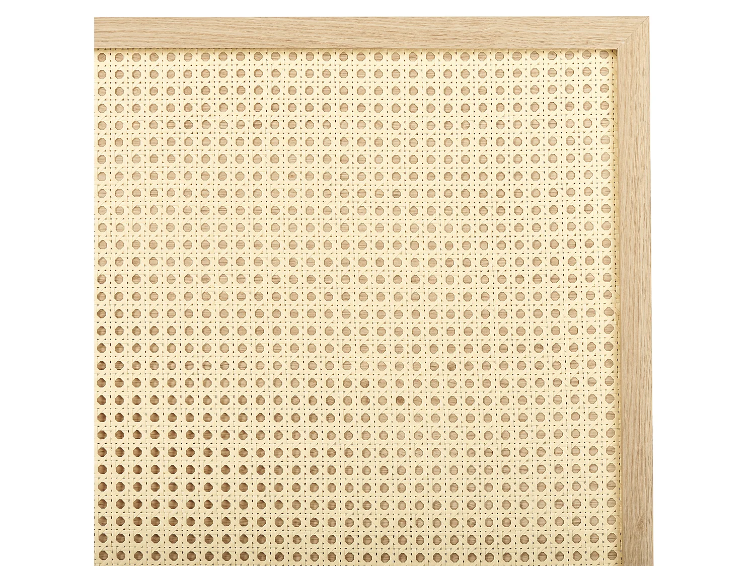 Letto Rattan MONPAZIER 160 x 200 cm Marrone chiaro
