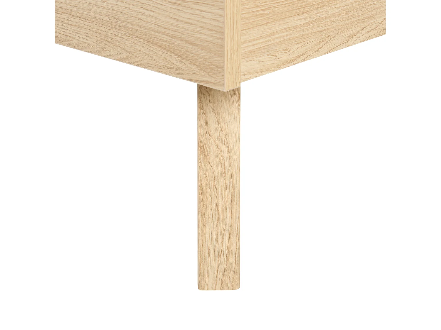 Lit avec sommier Rotin MONPAZIER 140 x 200 cm Marron clair