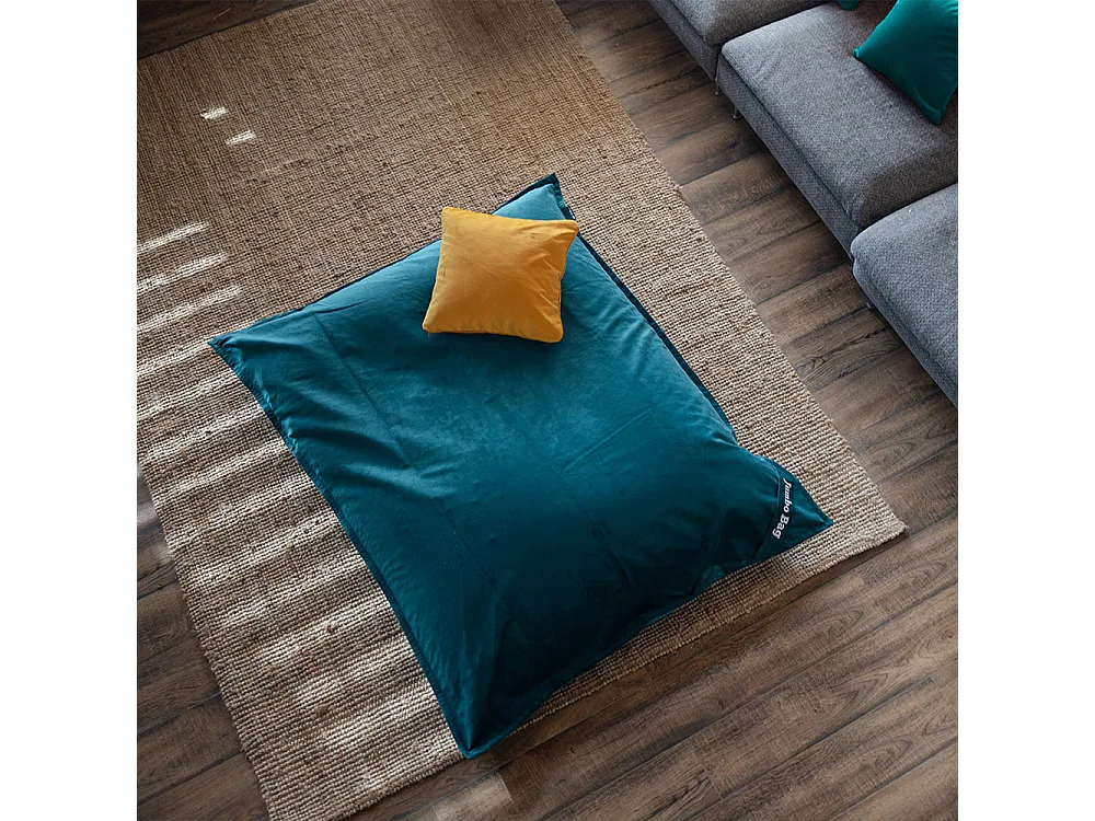 Jumbo Bag Pouf géant - bleu paon - 14100v-34