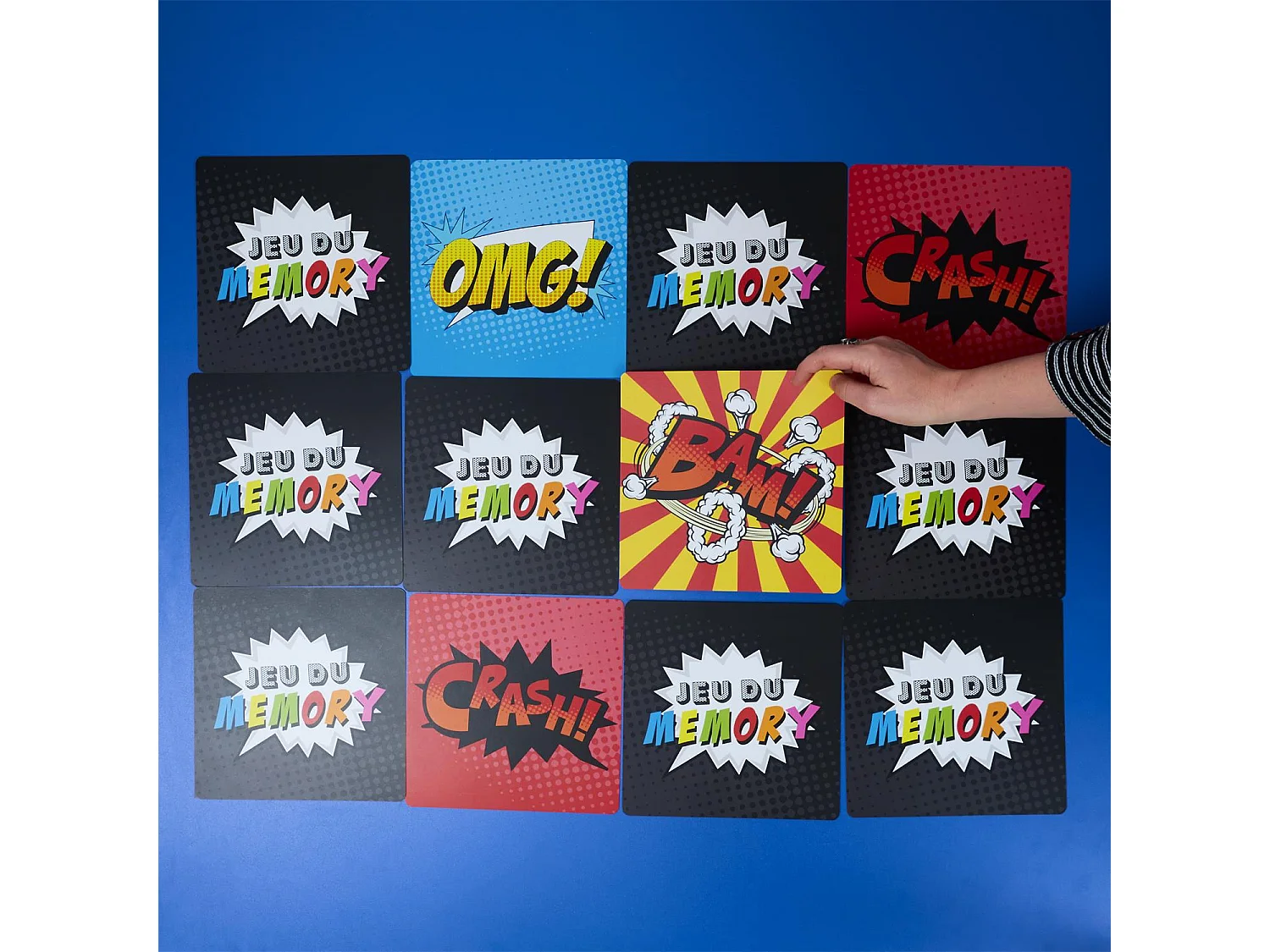 Jeu du Memory Géant "30 Cartes" 20cm Multicolore